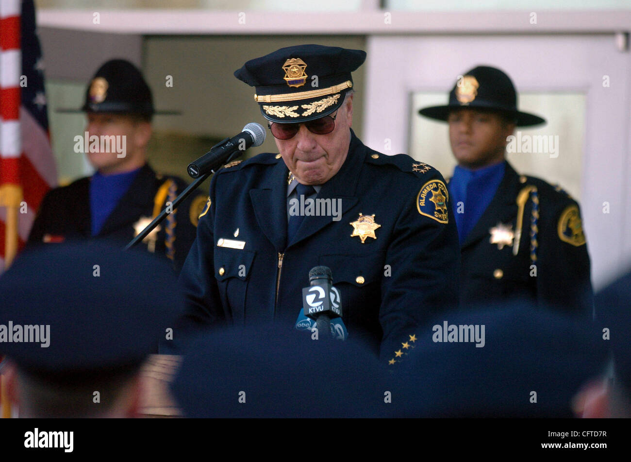 Sheriff Charles Plummer said an emotional goodbye to those who attended ...