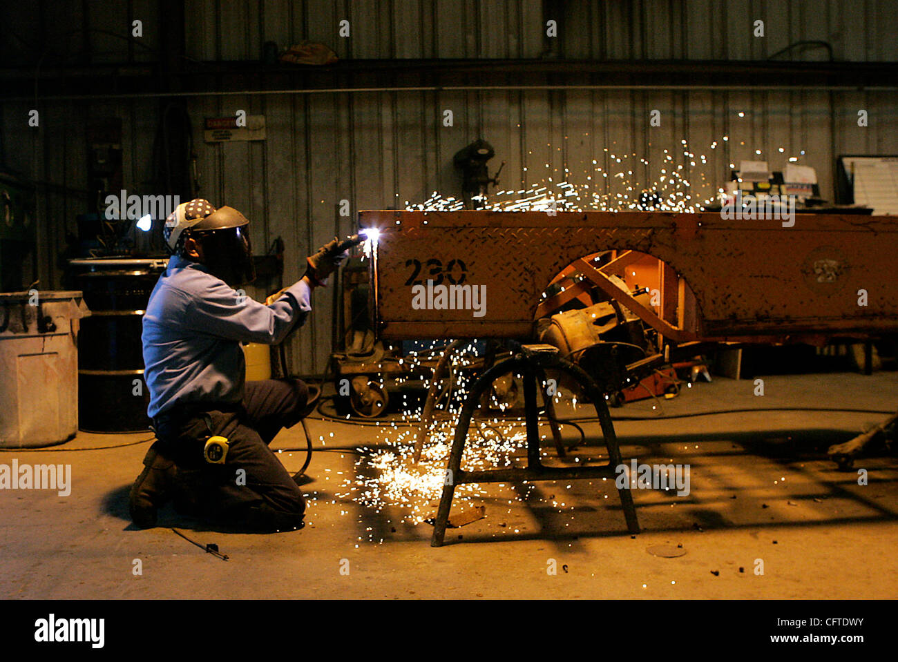 Tuesday, January 9, 2006, San Marcos, California, USA Welder Lorenzo