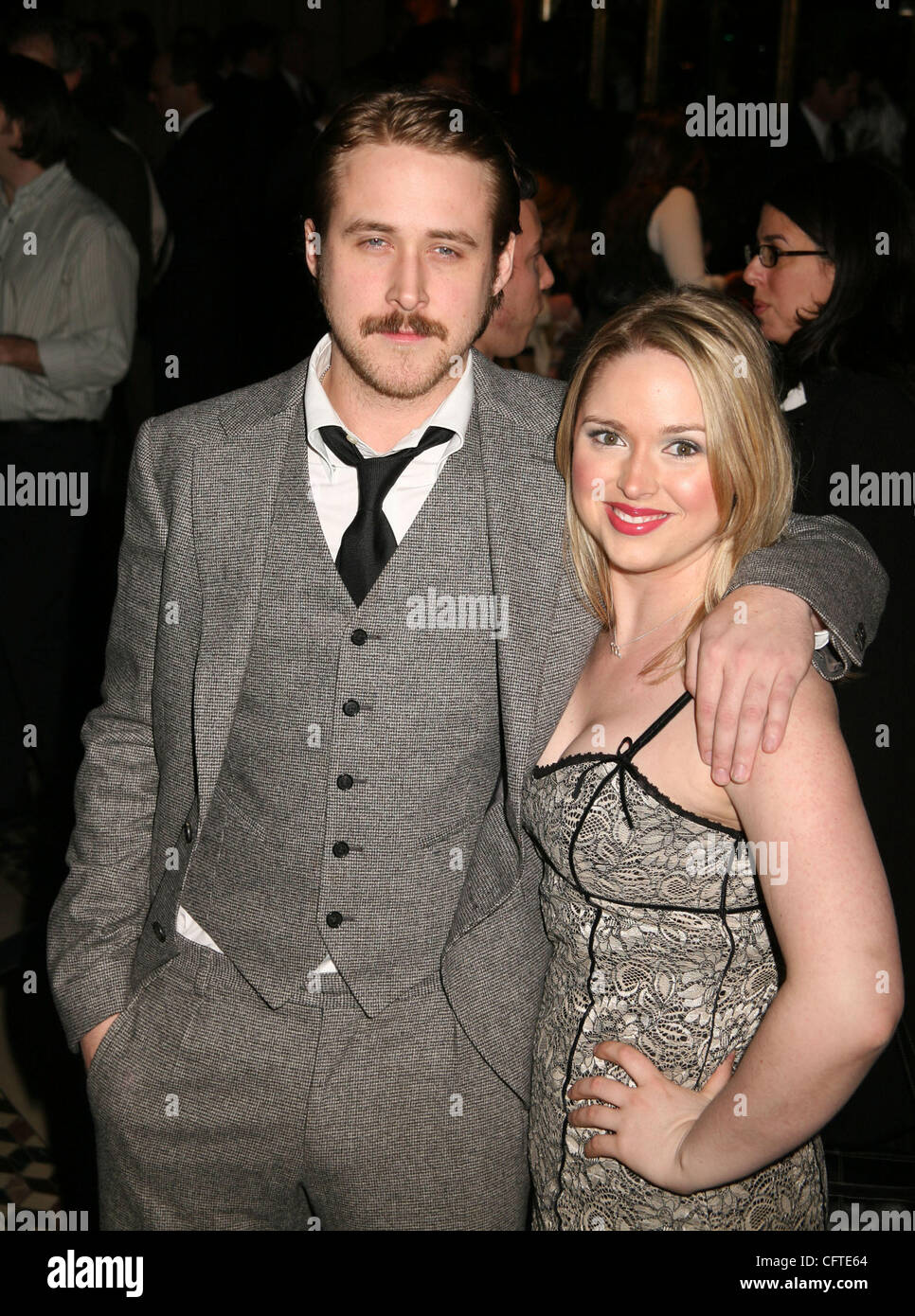 Jan 09, 2007; New York, NY, USA; Actor RYAN GOSLING and his sister MANDI  GOSLING at the inside arrivals for 2006 National Board Of Review Gala held  at Cipriani's 42nd Street. Mandatory