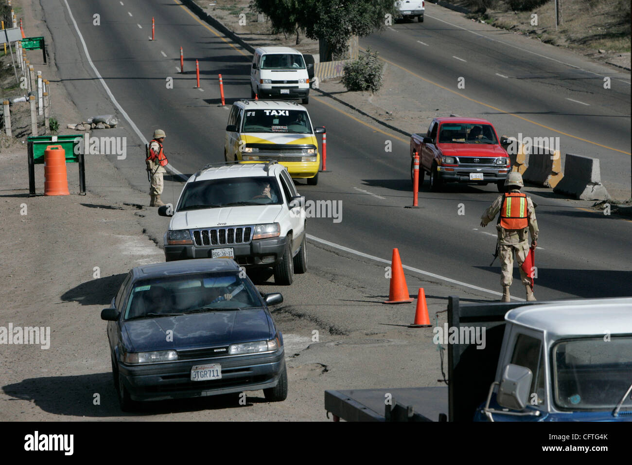 Tijuana Checkpoint January 12, 2007, Tijuana,- Joint patrols and operations including ...