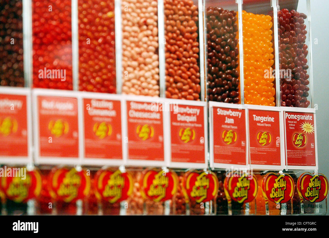 Jelly Belly Candy Co. introduces a new pomegranate flavor (far left) at