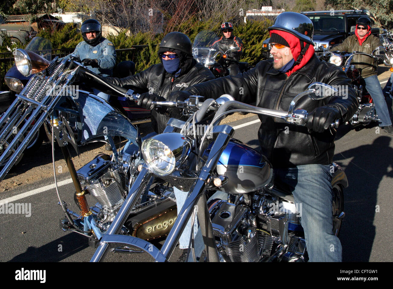 Jan 13, 2007; Cornell, CA, USA; lr Paul Teutel Sr. and Paul Teutel Jr