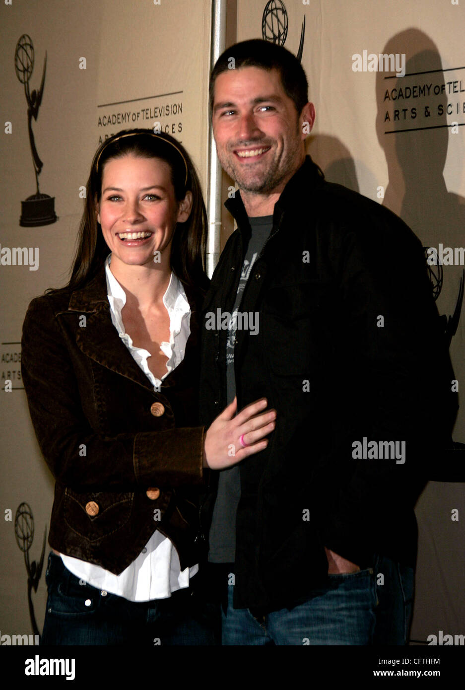 Evangeline Lilly Matthew Fox Lost Stock Photos