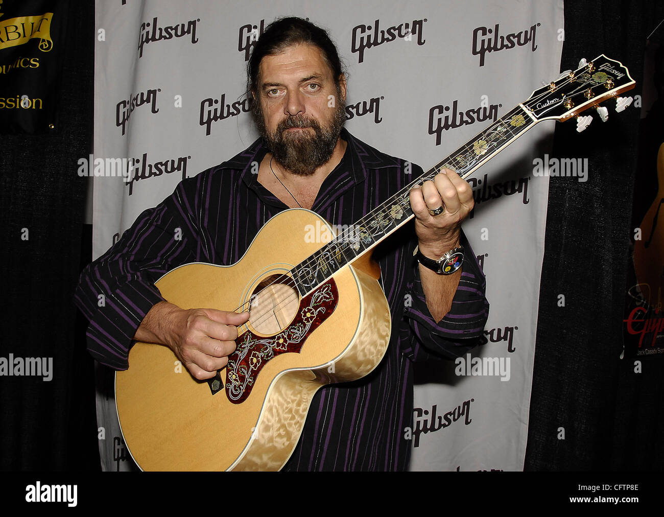 January 19, 2007; Anaheim, CA, USA; Musician ALAN PARSONS in the Gibson Guitar Corporation's booth at The NAMM Show '07. Mandatory Credit: Photo by Vaughn Youtz/ZUMA Press. (©) Copyright 2007 by Vaughn Youtz. Stock Photo