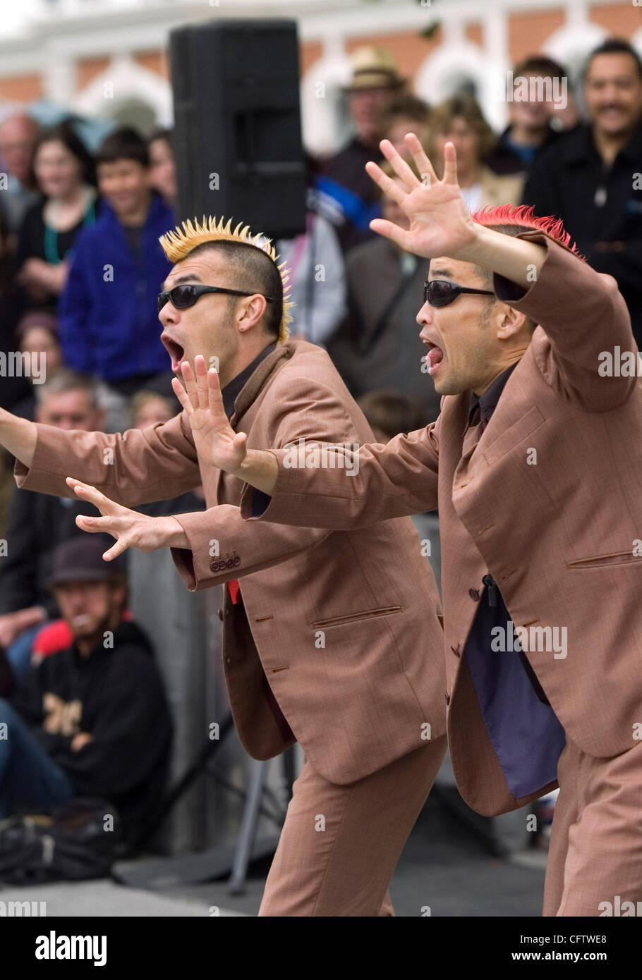 Jan 24, 2007; Christchurch, NEW ZEALAND; Highly acclaimed comedy team GAMARJOBAT entertain