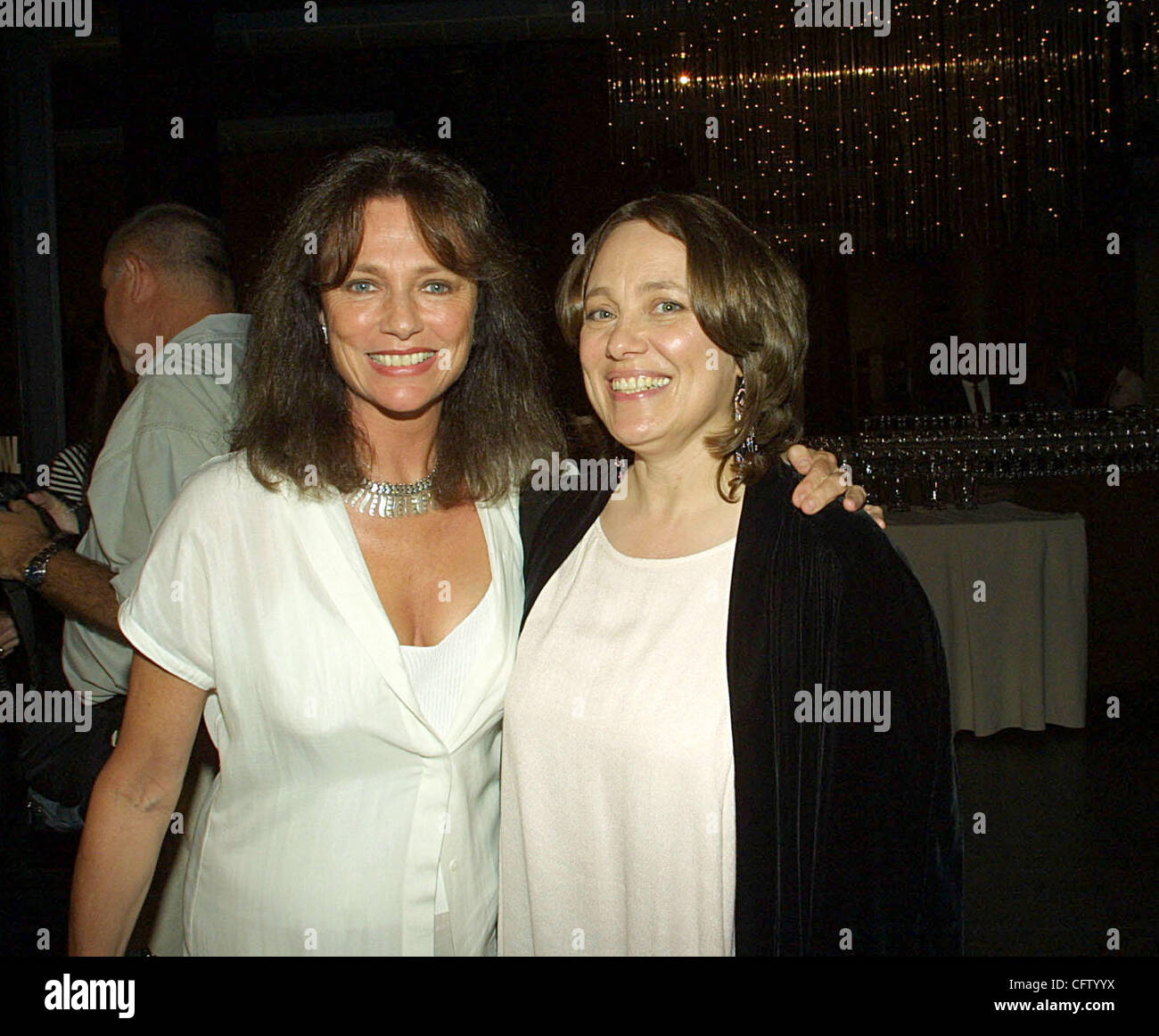 Jul 31, 2001; Los Angeles, California, USA; Actress JACQUELINE BISSET \u0026  Angelia Jolie's mother MARCHELINE BERTRAND @ the Premiere of 'Original  Sin.' Stock Photo - Alamy, image size:1300x1162