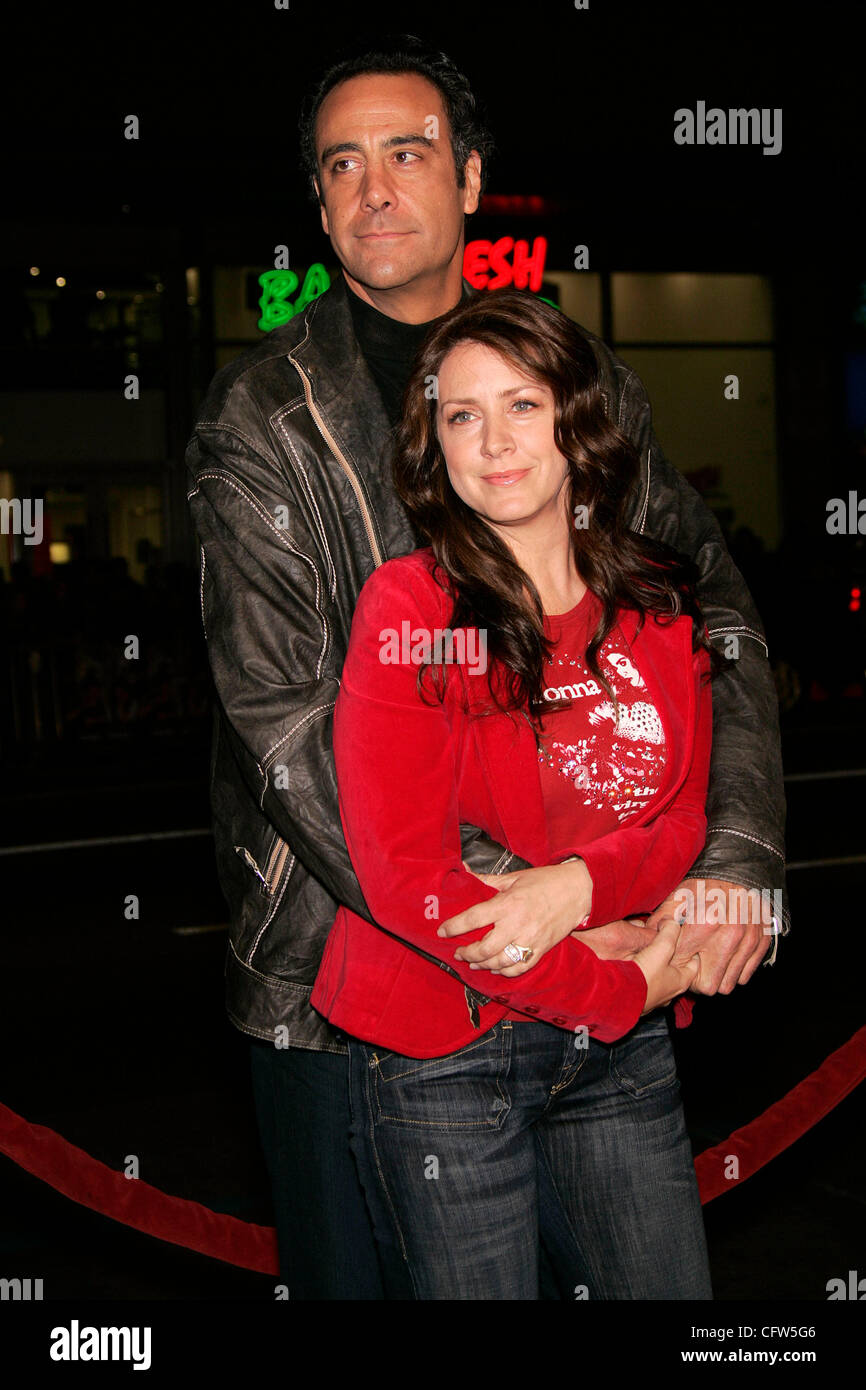Feb 7,2007; Hollywood, California, USA; Actor BRAD GARRETT & Actress JOELY FISHER at the 'Music and Lyrics' World Premiere to benefit the NRDC held at the Chinese Theatre. Mandatory Credit: Photo by Lisa O'Connor/ZUMA Press. (©) Copyright 2007 by Lisa O'Connor Stock Photo