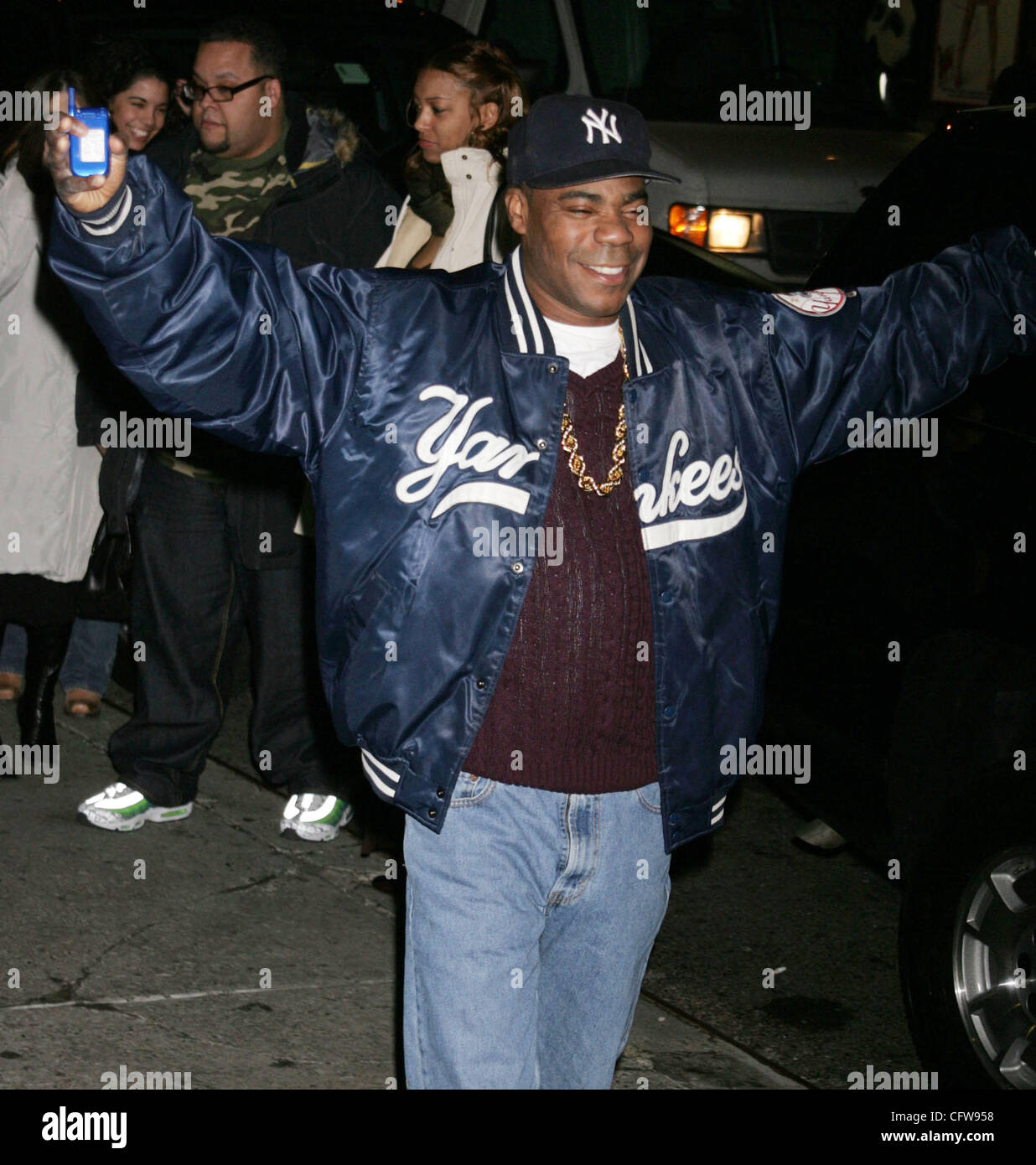 Feb 12, 2007; New York, NY, USA; Actor TRACY MORGAN poses for photos at his appearance on 'The Late Show With David Letterman' held at the Ed Sullivan Theater. Mandatory Credit: Photo by Nancy Kaszerman/ZUMA Press. (©) Copyright 2006 by Nancy Kaszerman Stock Photo