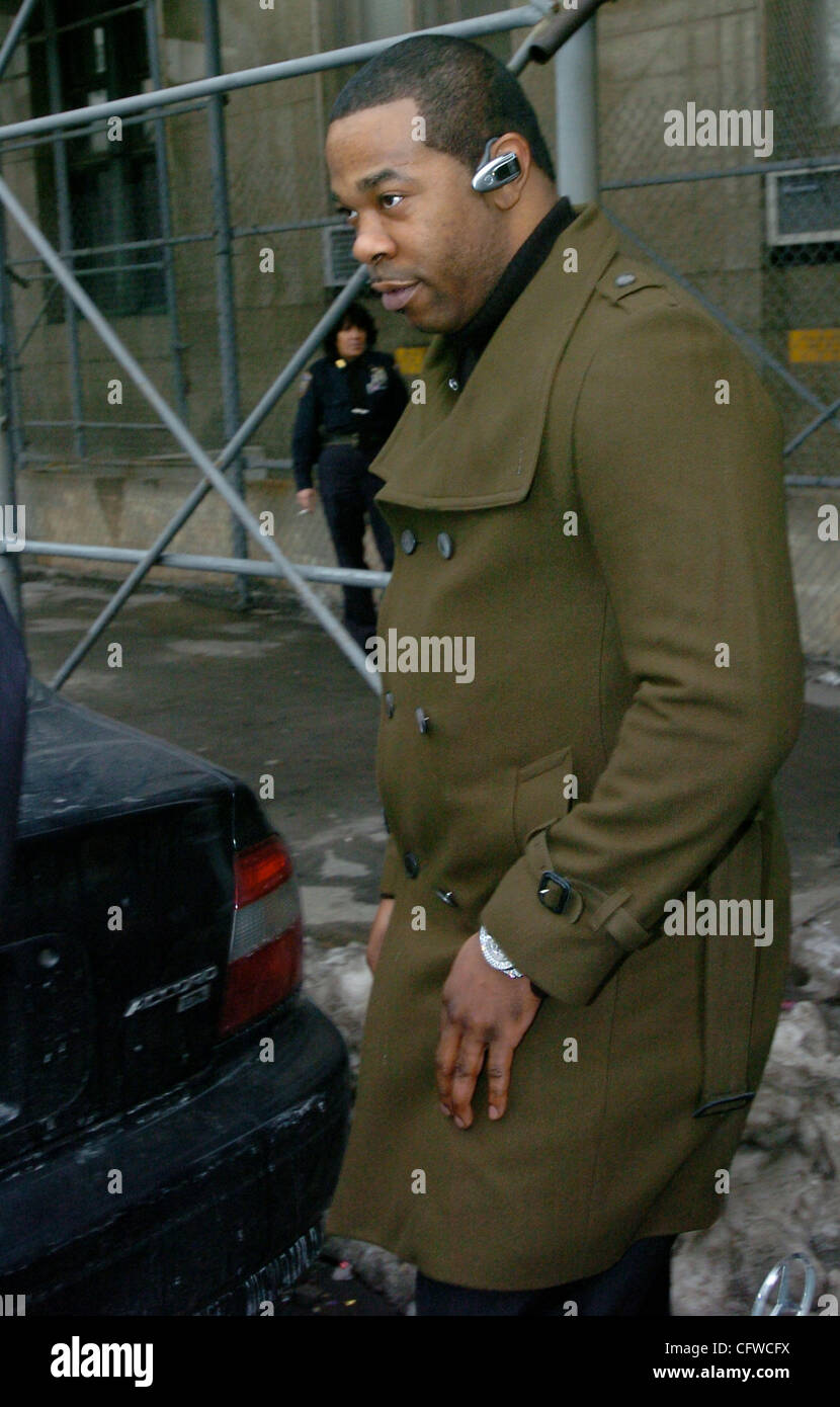Busta Crime Rapper Rapper Busta Rhymes, whose real name is Trevor Smith, exits Manhattan ...