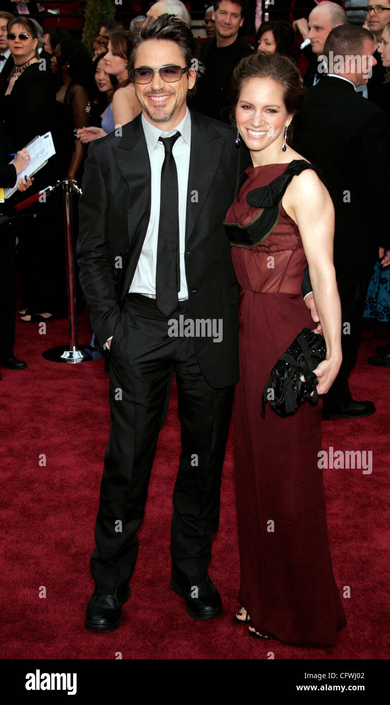 Robert Downey Susan Downey At Arrivals For Oscars 79Th Annual Academy  Awards Arrivals The Kodak Theatre Los