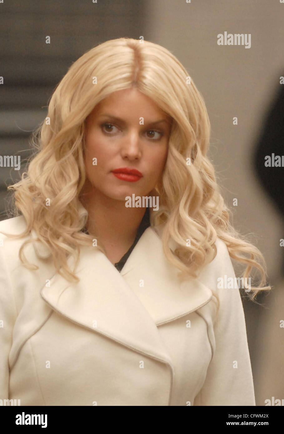 Mar 01, 2007 - New York, NY, USA - JESSICA SIMPSON on the New Yorks et