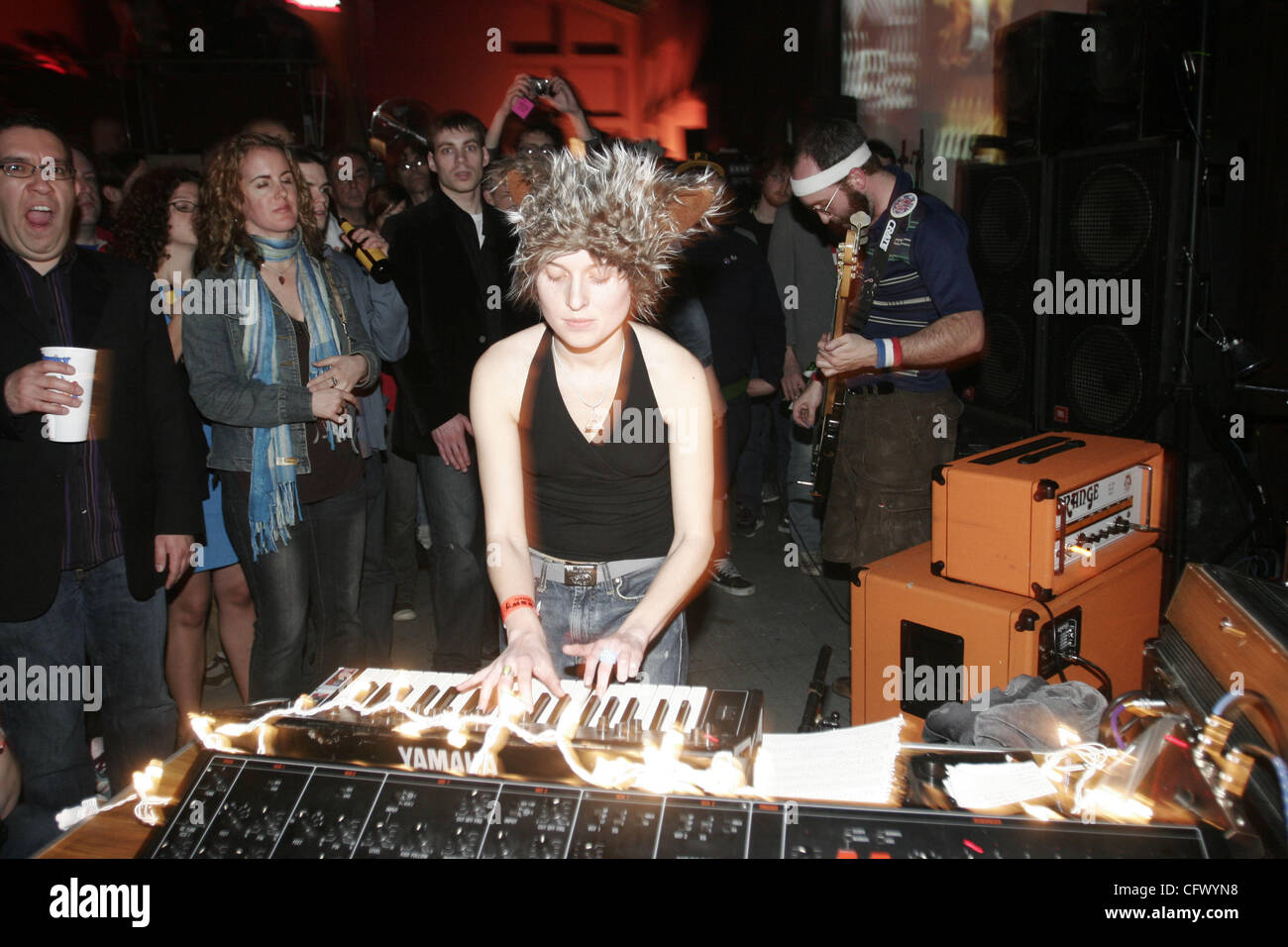 Black Moth Super Rainbow performing at The Blender Bar at the Ritz