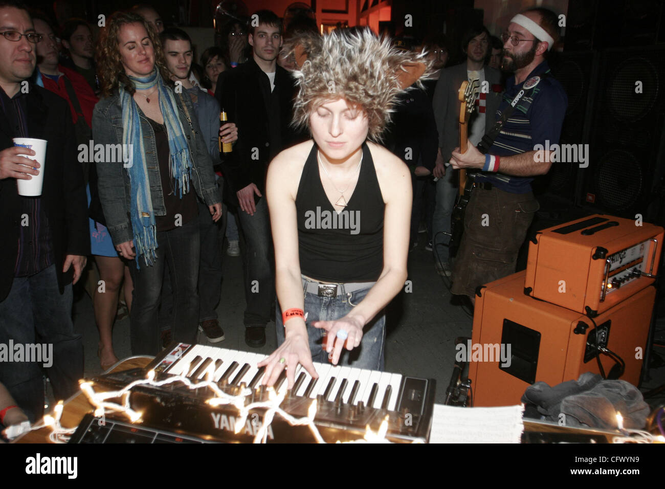 Black Moth Super Rainbow performing at The Blender Bar at the Ritz