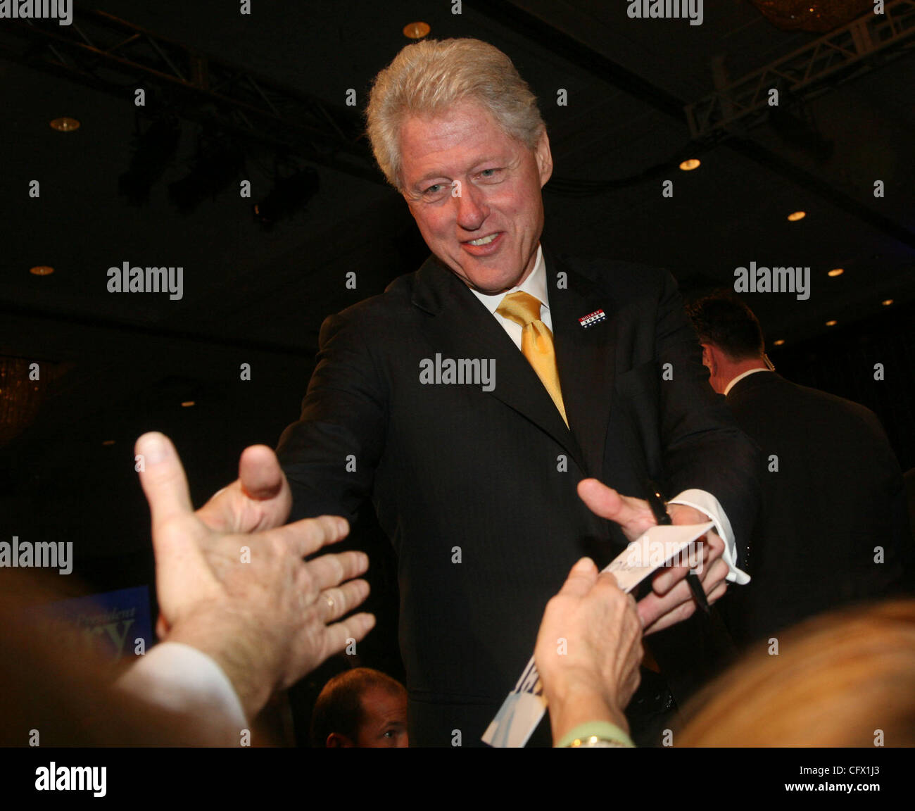 Mar 18, 2007 - New York, NY, USA - Former President BILL CLINTON greets ...