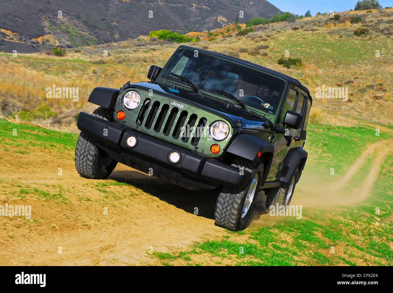Headon Action 2007 Jeep Wrangler Unlimited Rubicon Four Door