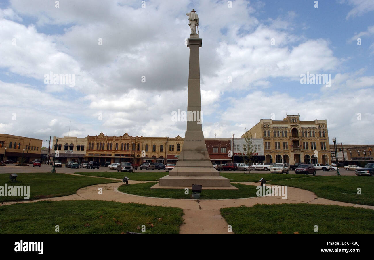GONZALES A monument erected in 1909 by the Gonzales Chapter of the