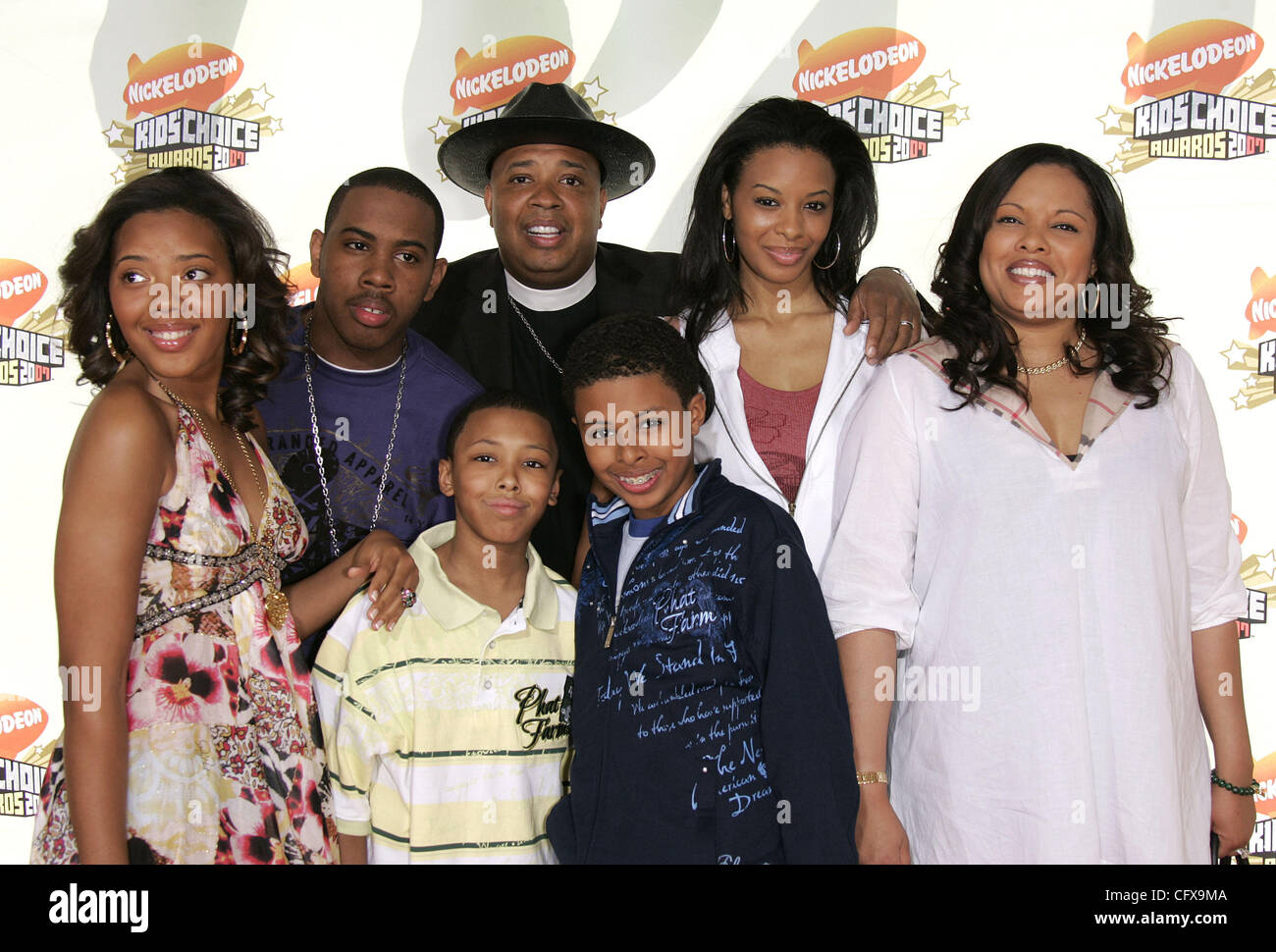 Mar 31, 2007 - Westwood, CA, USA - JOSEPH ‘REV RUN’ SIMMONS and family