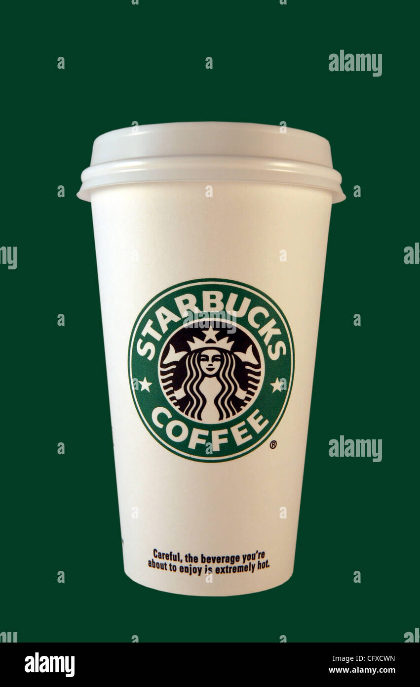 Apr 08, 2007 - Los Angeles, CA, USA - A Starbucks coffee cup. (Credit  Image:  Marianna Day Massey/ZUMA Press Stock Photo - Alamy