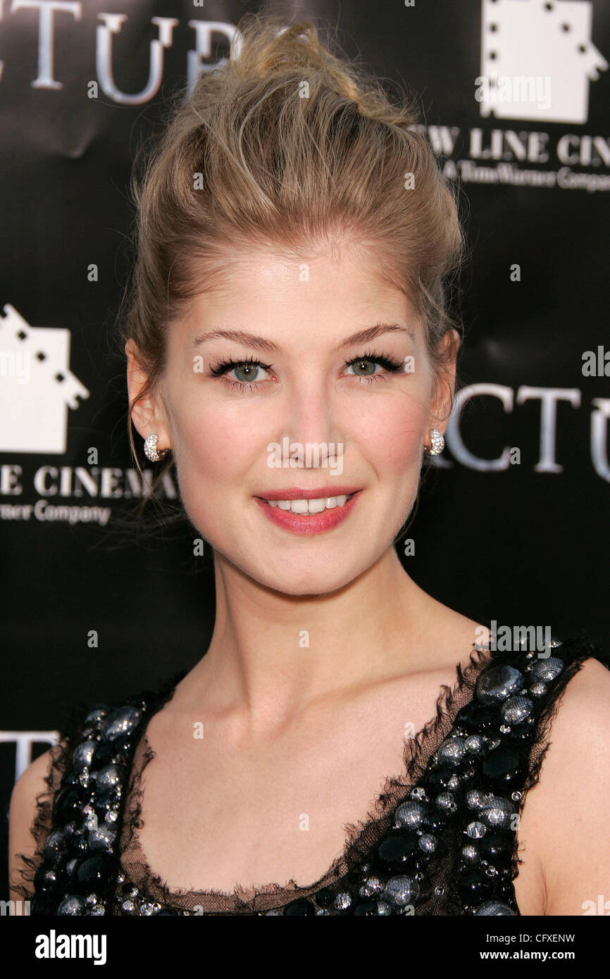 Apr 11, 2007 - Westwood, CA, USA - Actress ROSAMUND PIKE at the ...