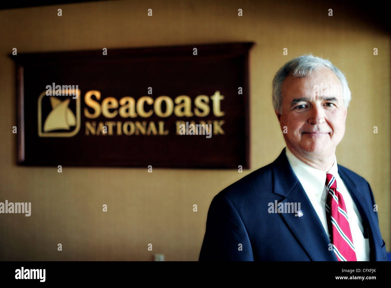 041207 biz Acosta Staff photo by Richard Graulich/The Palm Beach Post - 0036529A PALM BEACH GARDENS - Chic Acosta is the Executive Vice President of Residential Lending at Seacoast National Bank in Palm Beach Gardens.  For business Moving Up feature. Stock Photo