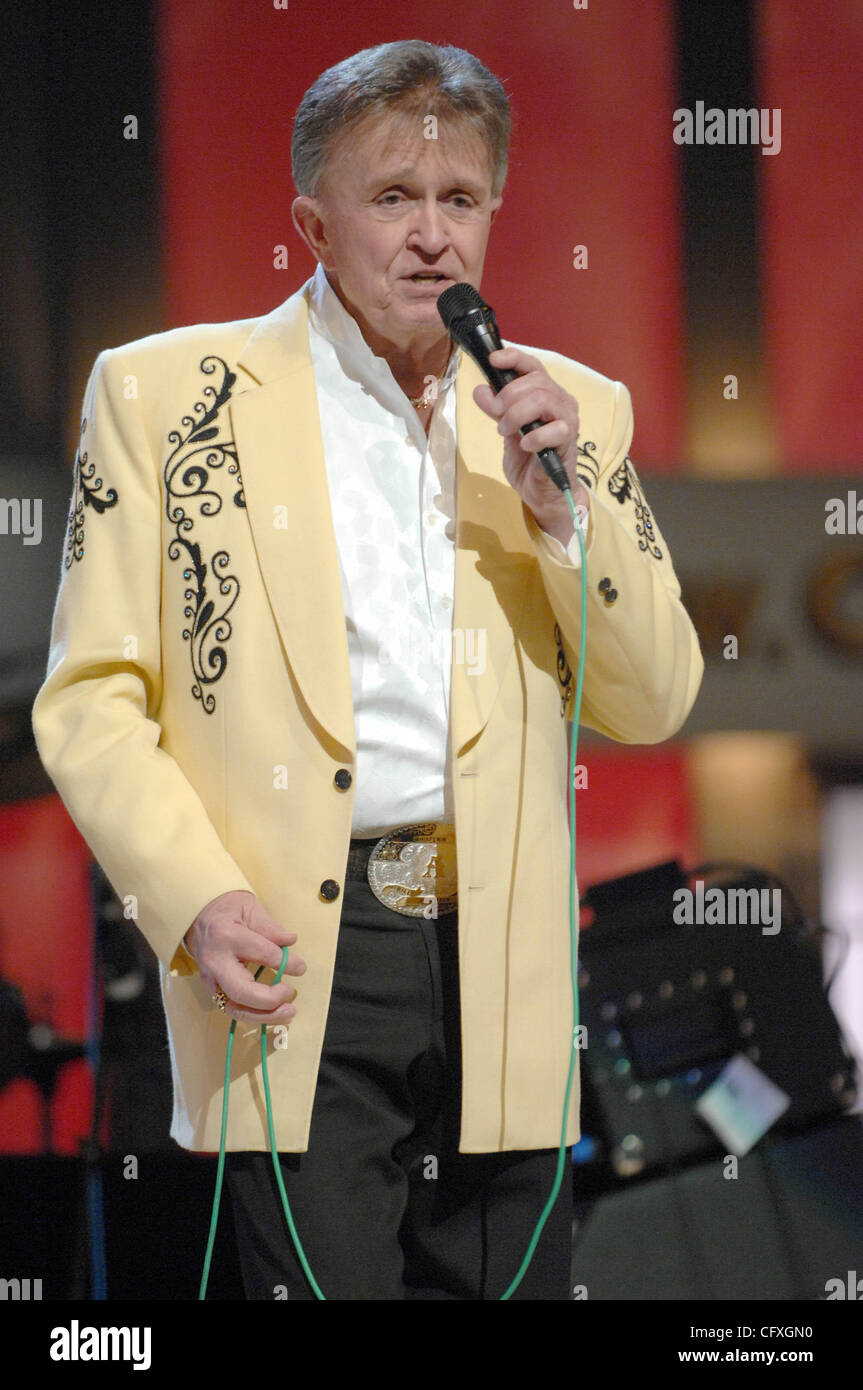 Apr. 14, 2007; Nashville, TN USA; Grand Ole Opry Star BILL ANDERSON