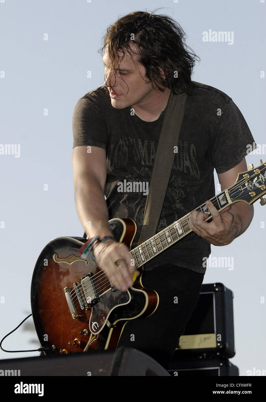 Brian aubert of silversun pickups hi-res stock photography and images