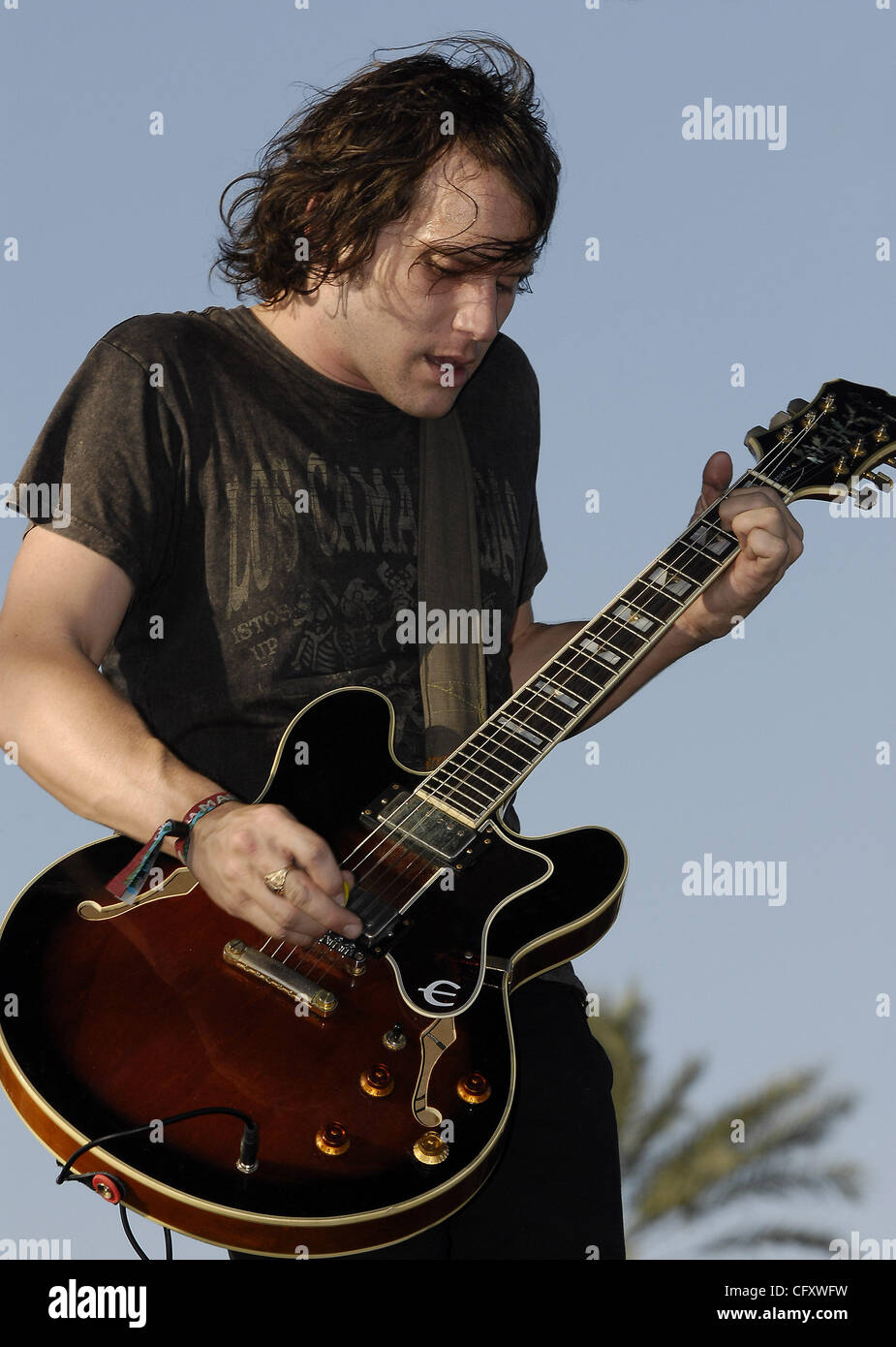 Brian aubert of silversun pickups hi-res stock photography and images