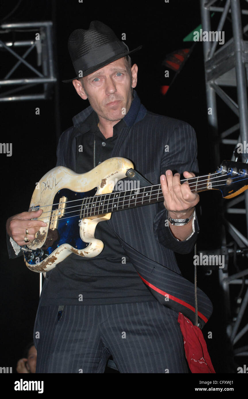 Apr. 28, 2007 Indio, CA; USA, Legendary Bass Guitarist PAUL SIMONON ...