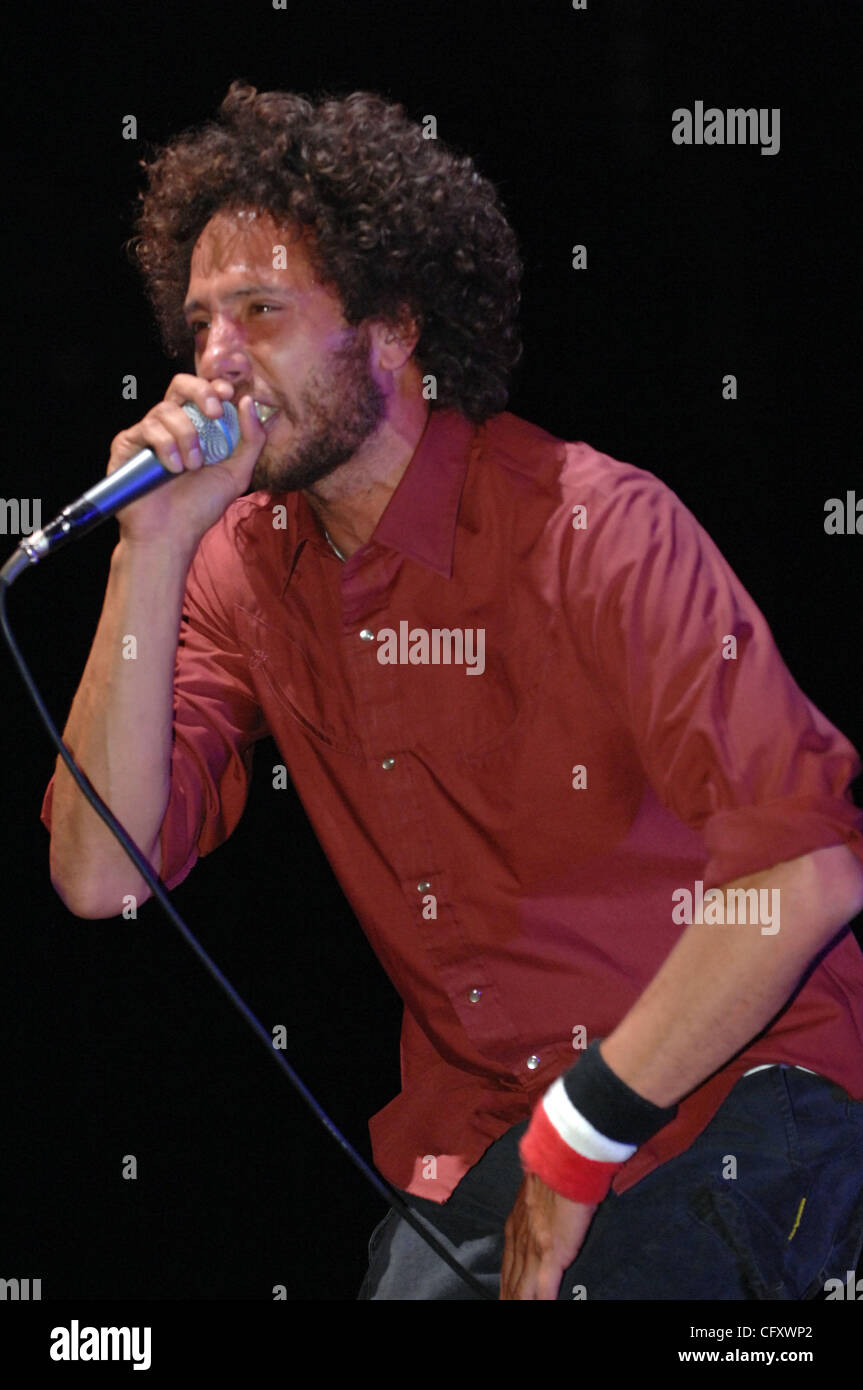 Apr. 29, 2007 Indio, CA; USA, Singer ZACH DE LA ROCHA of the band RAGE ...