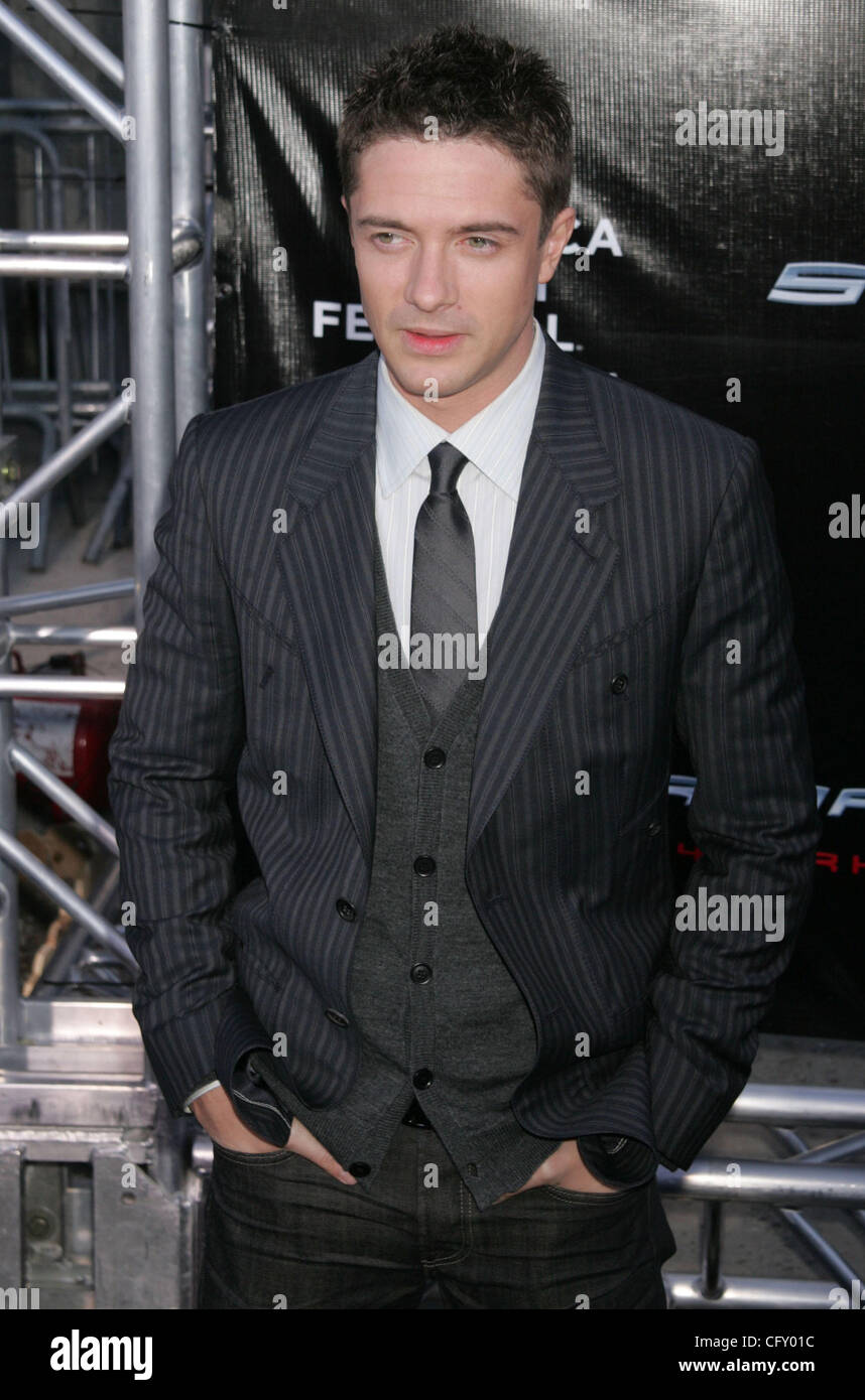 Apr 30, 2007 - Queens, NY, USA - Actor TOPHER GRACE At The Arrivals For