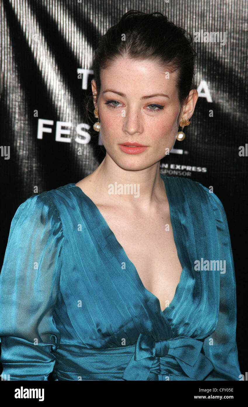 Apr 30, 2007 - Queens, NY, USA - Actress LUCY GORDON at the arrivals for the New York premiere of 'Spider-Man 3' held at the UA Kaufman Astoria Cinema 14 as part of the Tribeca Film Festival. (Credit Image: © Nancy Kaszerman/ZUMA Press) Stock Photo