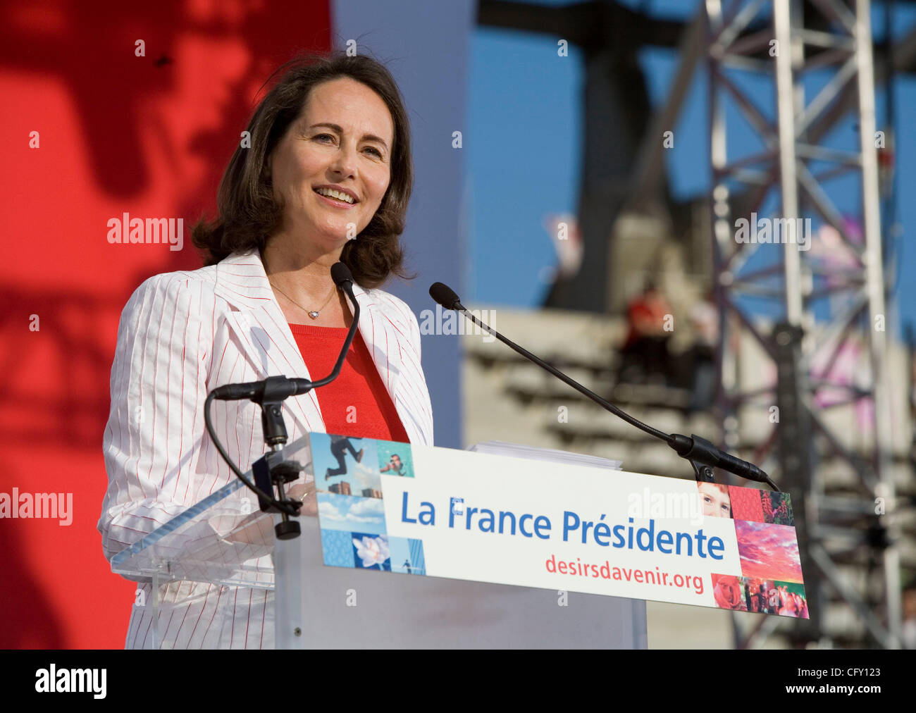 May 01 2007 Paris France Presidential Candidate SEGOLENE ROYAL 