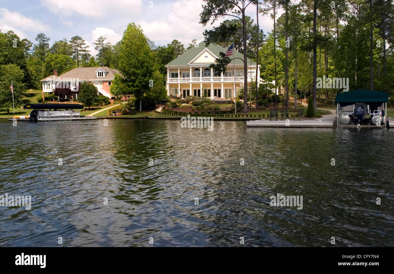 GREENSBORO, GA MAY 10 Some of the lake view homes at the Harbor Club