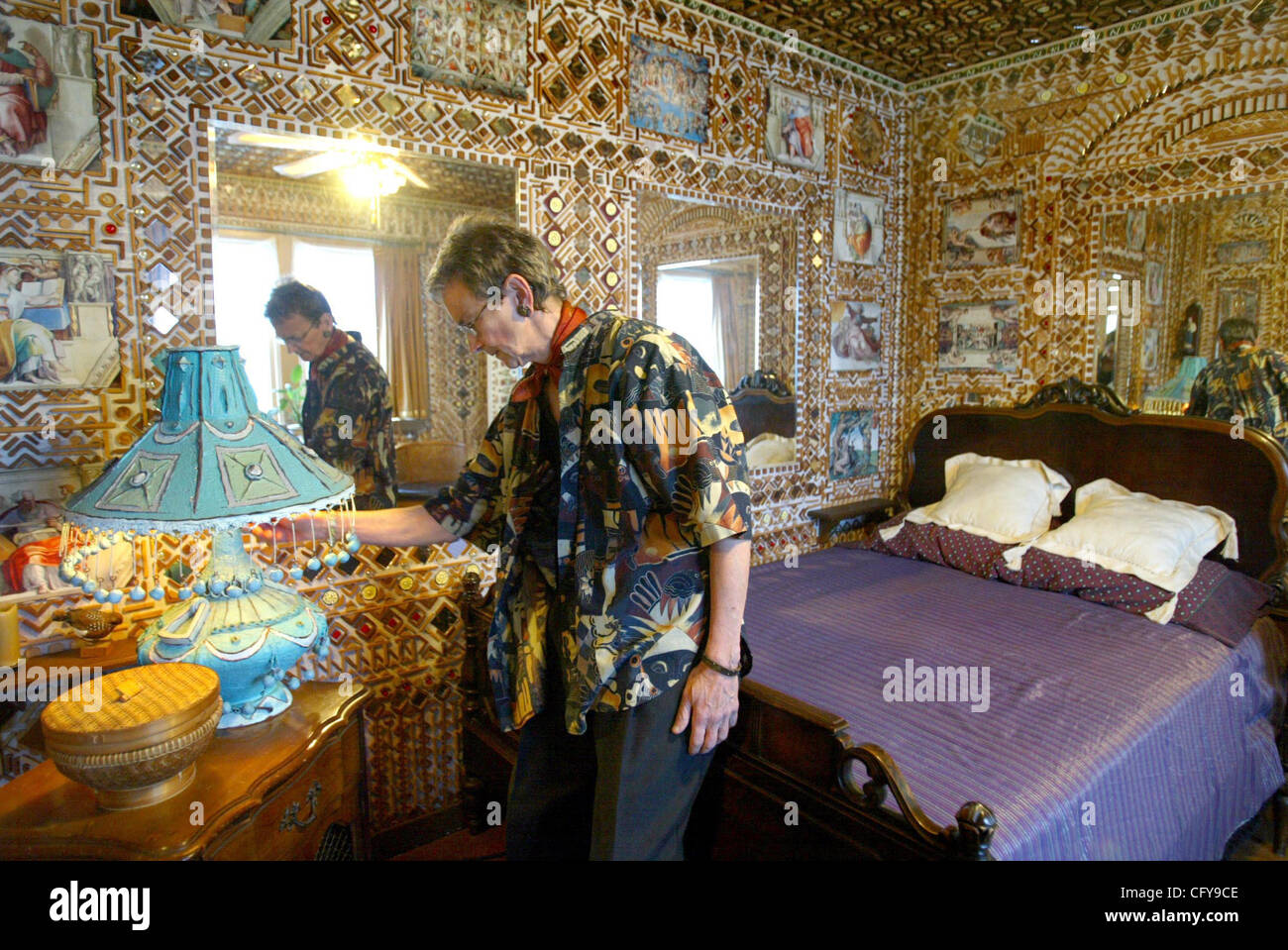Taya Doro at the guest room which is decorated from top to bottom ...