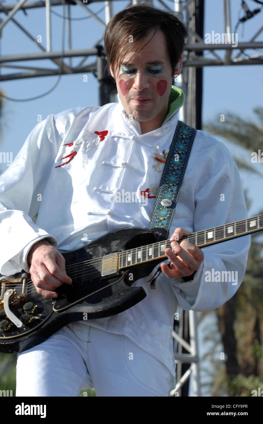 Apr. 27, 2007 Indio, CA; USA, Singer KEVIN BARNES of the band OF ...