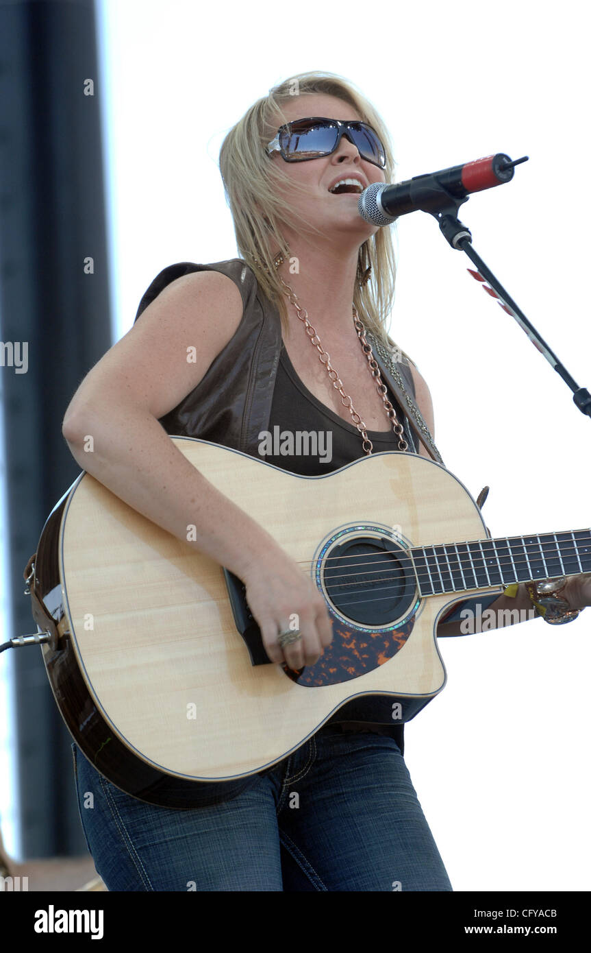 May 6, 2007  Indio, CA; USA, Musician CAROLYN DAWN JOHNSON performs live as part of the first annual Stagecoach Country Music Festival that took place at Empire Polo Field located in Indio.  The Stagecoach festival attracts music fans from all of over the country to see there favorite artist on four Stock Photo