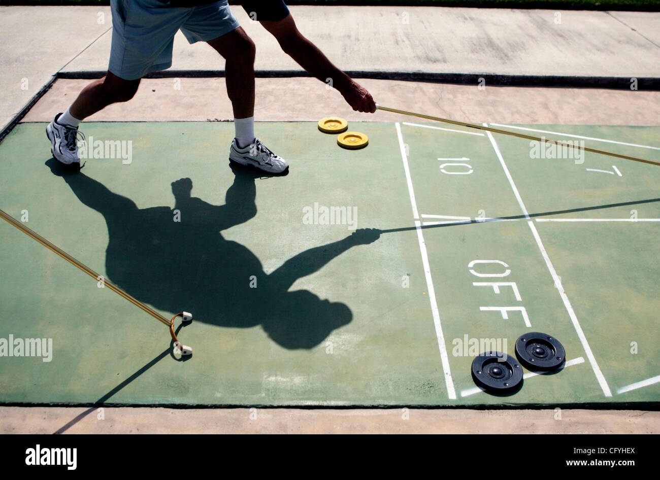 Shuffleboard courts hires stock photography and images Alamy