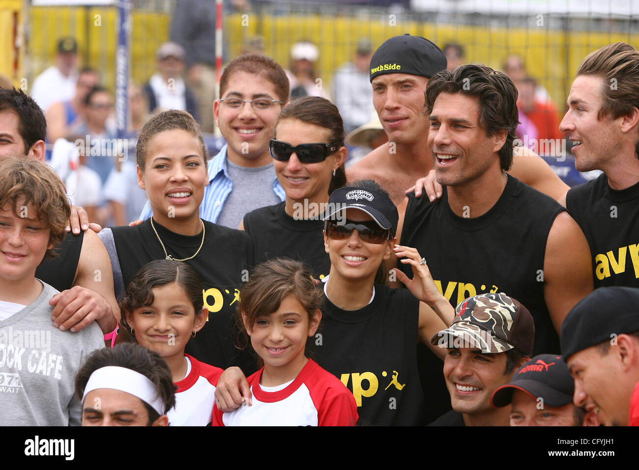 Eva Longoria, AVP Hermosa Beach 2007 Celebrity Charity Match. Stock Photo