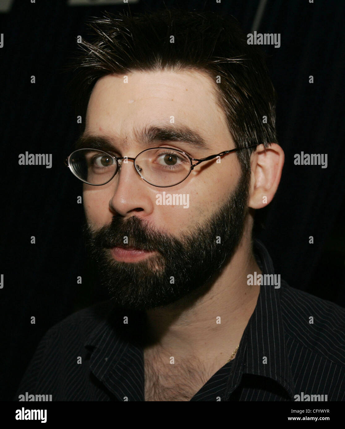 Jun 02, 2007 - New York, NY, USA - Author and Stephen King's son, JOE HILL promotes his new book '20th Century Ghosts' at the BookExpo America 2007 trade show held at the Jacob Javits Convention Center. (Credit Image: © Nancy Kaszerman/ZUMA Press) Stock Photo