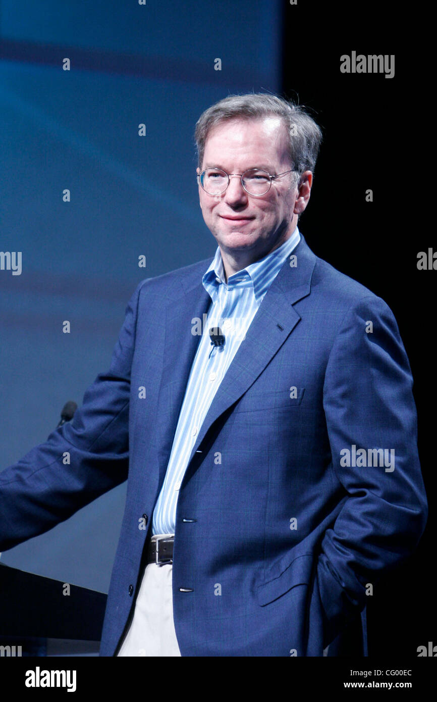 Dr. Eric Schmidt CEO of Google speaking at the beginning of Google's annual National Sales