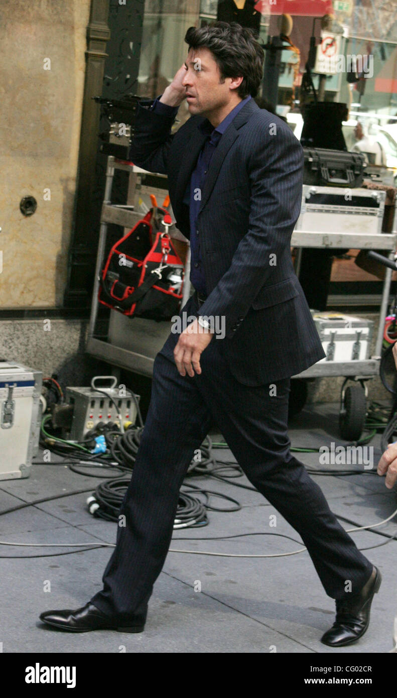 Jun 07, 2007 - New York, NY, USA - Actor PATRICK DEMPSEY films his new
