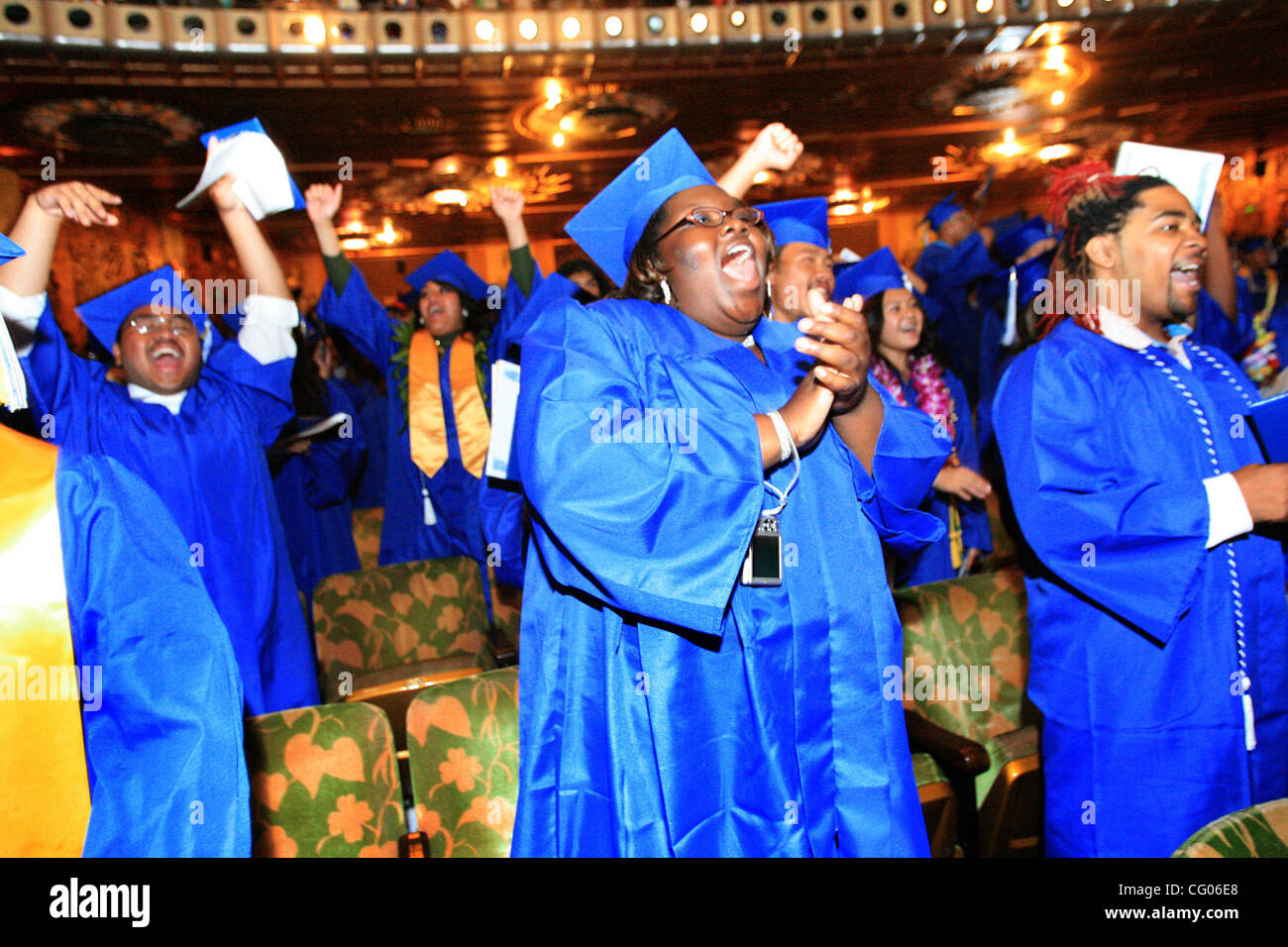 Cassandra Benton (center) celebrates at the end of Wednesday's Oakland