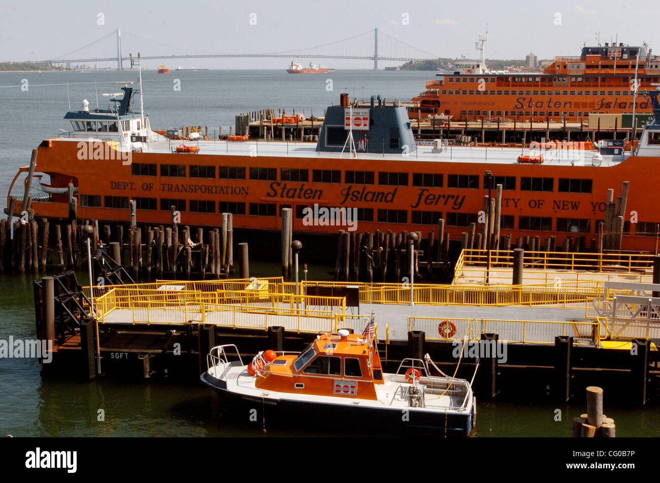 The Staten Island Ferry terminal at St. The Staten Island Ferry