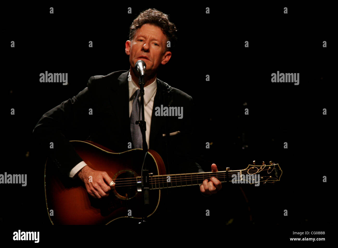Lyle Lovett and his Large Band performing at Radio City Music Hall on June 21, 2007 Stock Photo