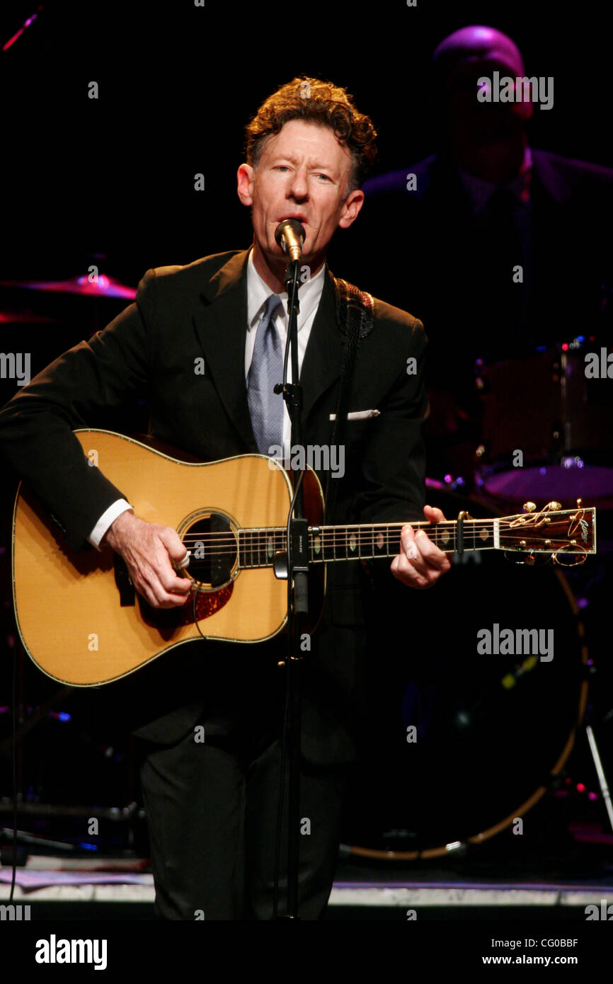 Lyle Lovett and his Large Band performing at Radio City Music Hall on June 21, 2007 Stock Photo
