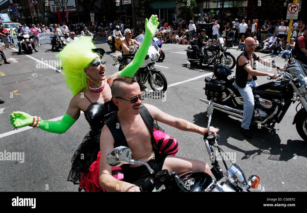 June 24, 2007 - Minneapolis, MN, USA - At the Ashley Rukes GLBT Parade ...