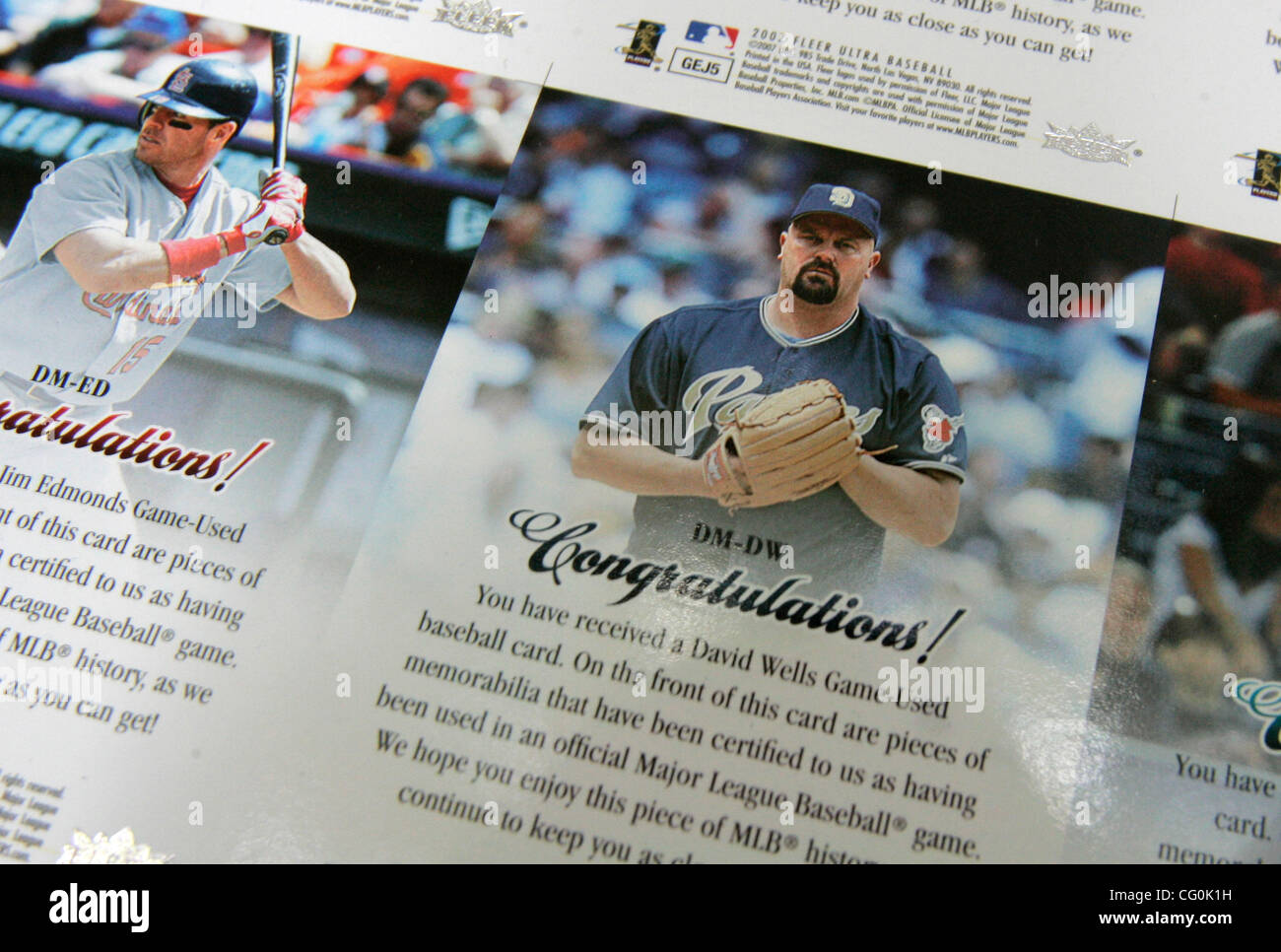 Upper deck trading cards hi-res stock photography and images - Alamy