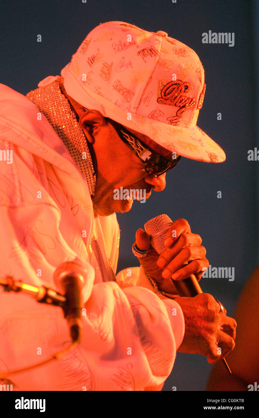 Jul 07, 2007 - San Jose, CA, USA - Funk legends SLY and the Family Stone live at the Arena Green Park in San Jose, CA. (Credit Image: © Jerome Brunet/ZUMA Press) Stock Photo