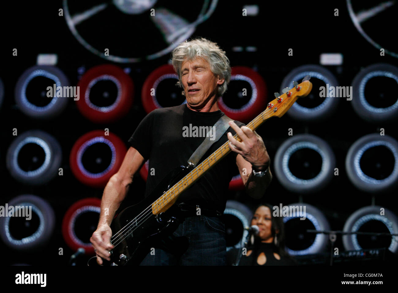 Roger Waters Of Pink Floyd Performing At Giant s Stadium During Live Roger Waters Of Pink Floyd Performing At Giant s Stadium During Live