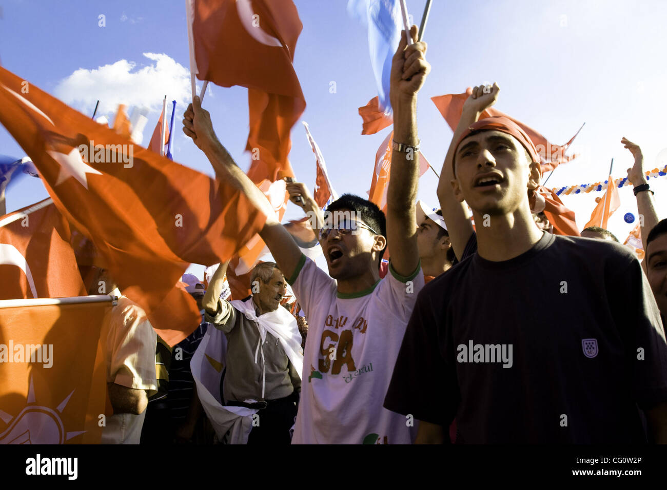 Election Rally Turkey Rally of turkey 2003 hi-res stock photography and images - Alamy